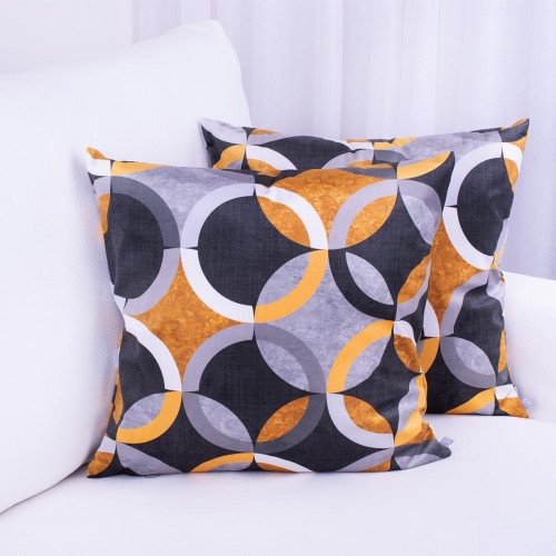 Poszewka ozdobna 45x45 cm Velluto Geometria 410306/105