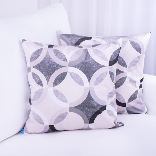 Poszewka ozdobna 45x45 cm Velluto Geometria 410306/103