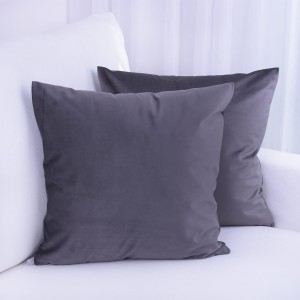 Poszewka ozdobna 45x45 cm Velvet Grafit 22