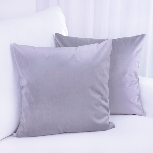 Poszewka ozdobna 40x40 cm Velvet Szary 21/140