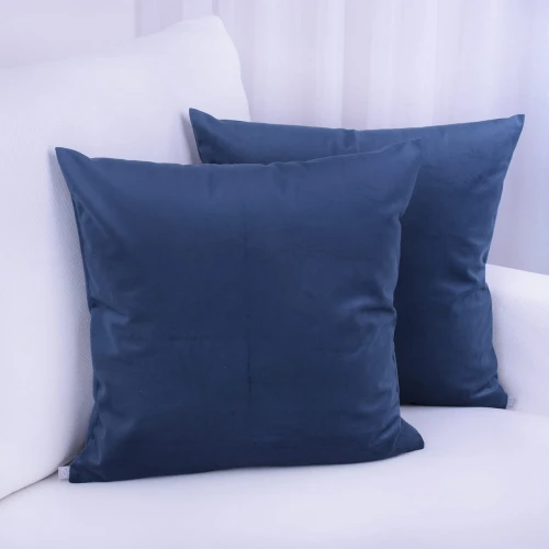 Poszewka ozdobna 40x40 cm Velvet Niebieski 30