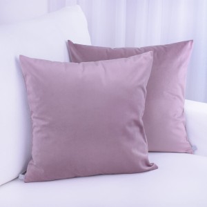Poszewka ozdobna 40x40 cm Velvet Brudny róż 14