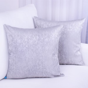 Poszewka ozdobna 45x45 cm Beton jasny szary