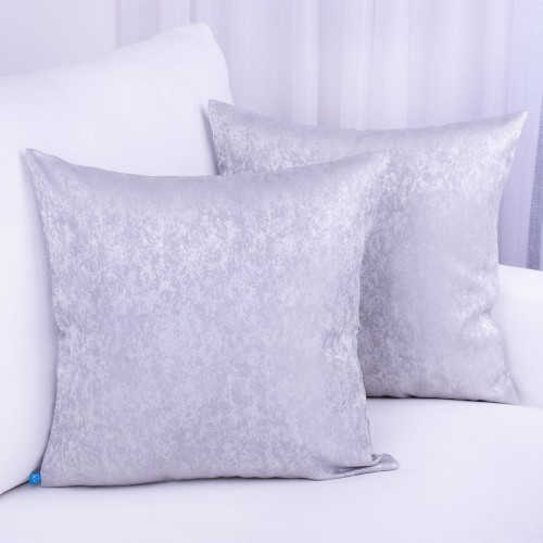 Poszewka ozdobna 45x45 cm Beton jasny szary