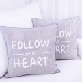 Poszewka ozdobna 45x45 cm Follow Your Heart
