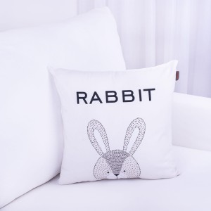 Poszewka ozdobna 45x45 cm Petit Nature Rabbit