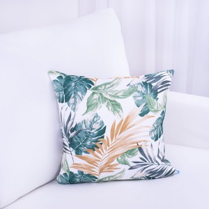 Poszewka ozdobna 40x40 cm New York Liście monstera musztardowe D0973/105