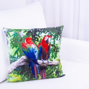 Poszewka ozdobna 45x45 cm Papugi