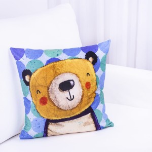 Poszewka ozdobna 45x45 cm Miś