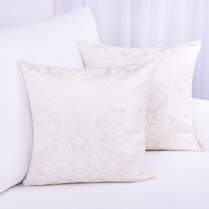 Poszewka ozdobna 40x40 cm Królewska ecru