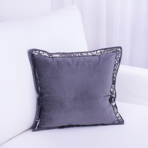 Poszewka ozdobna 40x40 cm Belen grafit