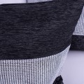 Poszewka ozdobna 40x40 cm Błyskotka na czarnosrebrnym tle DA-533