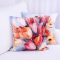 Poszewka ozdobna 45x45 cm Velvet Tulipany