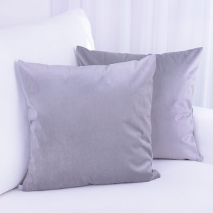 Poszewka ozdobna 45x45 cm Velvet Szary 21/140