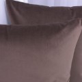 Poszewka ozdobna 40x40 cm Velvet Brąz 6