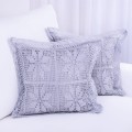 Poszewka ozdobna 40x40 cm Argento srebrna