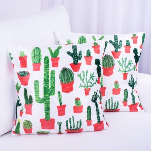 Poszewka ozdobna 45x45 cm Kaktusy 5