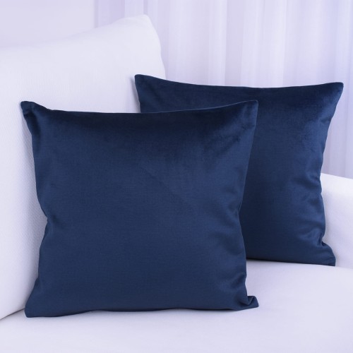 Poszewka ozdobna 40x40 cm Struktura granat