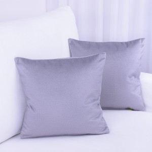 Poszewka ozdobna 40x40 cm Struktura srebro