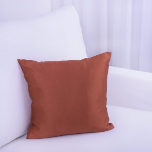 Poszewka ozdobna 40x40 cm Atłas ruda