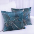 Poszewka ozdobna 40x40 cm Velvet 16 Liście
