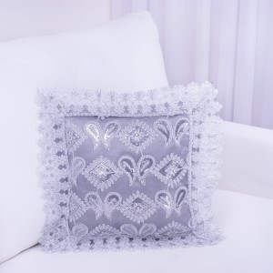 Poszewka ozdobna 40x40 cm NL-1511 srebro