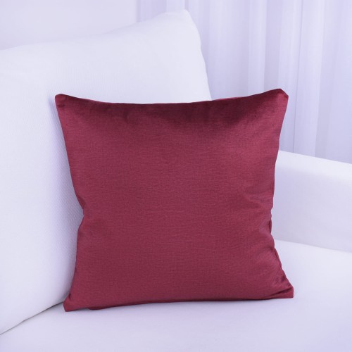 Poszewka ozdobna 45x45 cm Struktura bordo