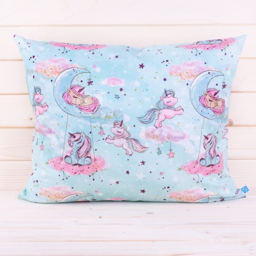 Poszewka z bawełny 50x70 cm Jednorożce 1