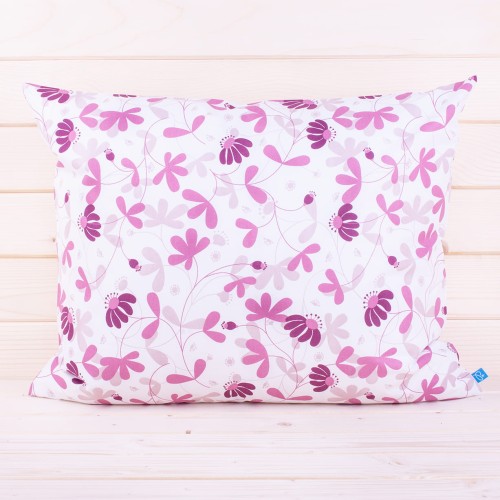 Poszewka z bawełny 70x80 cm Kwiatowa melodia róż