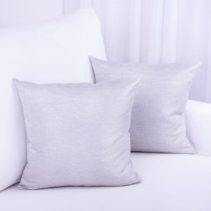 Poszewka ozdobna 45x45 cm Srebro 3