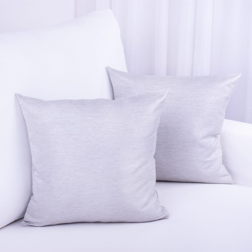 Poszewka ozdobna 45x45 cm Srebro 3