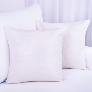 Poszewka ozdobna 45x45 cm Naturalna