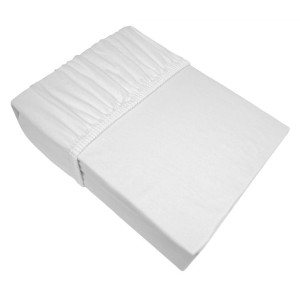 Prześcieradło jersey 160x200 cm z gumką Biały 001