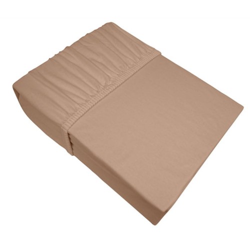 Prześcieradło jersey 140x200 cm z gumką Beż 007