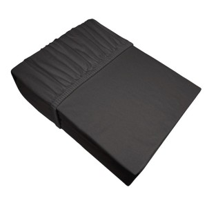 Prześcieradło jersey 180x200 cm z gumką Ciemny popiel 053