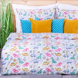 Pościel bawełniana 90x120 cm Dinozaury 5