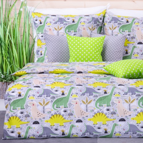 Pościel bawełniana 90x120 cm Dinozaury 8