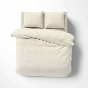 Pościel z bawełny satynowej 140x200 cm Pure ecru