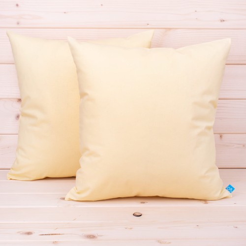 Poszewka z bawełny 40x40 cm Ciemne ecru