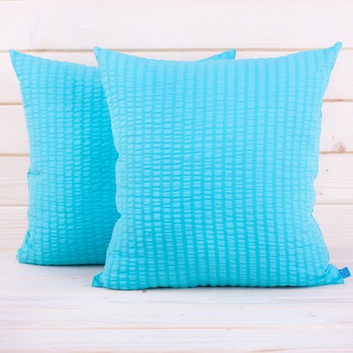 Poszewka z kory 40x40 cm Turkus