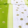 Pościel z kory 160x200 cm Zielone margaretki