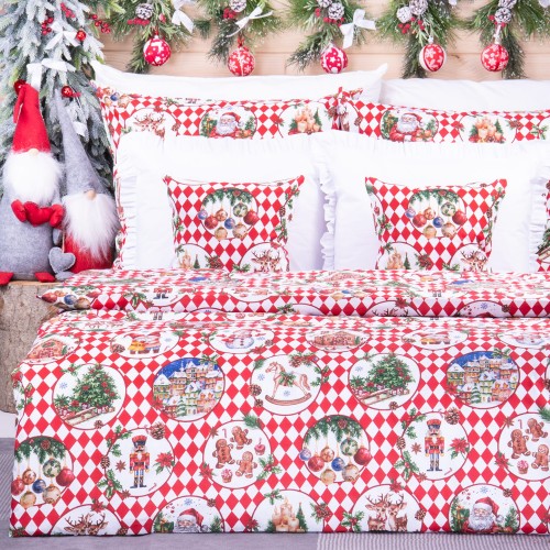 Pościel świąteczna 140x200 cm wzór 101