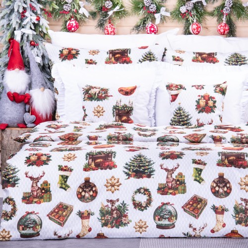 Pościel świąteczna 140x200 cm wzór 110