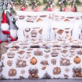 Pościel świąteczna 140x200 cm wzór 111