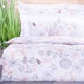 Pościel bawełniana 160x200 cm Rysunkowe kwiaty