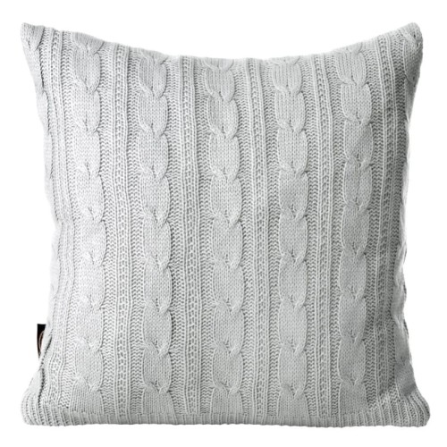 Poszewka ozdobna 45x45 cm Akryl Srebro
