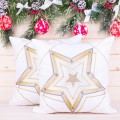 Poszewka świąteczna 40x40 cm Złota gwiazda