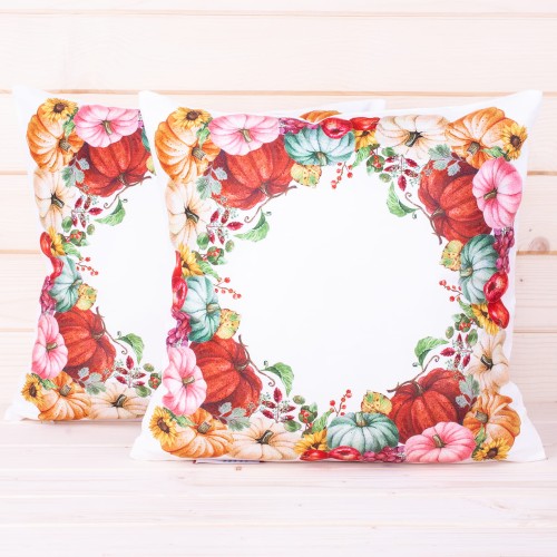 Poszewka ozdobna Foto 40x40 cm Dynie PX-80