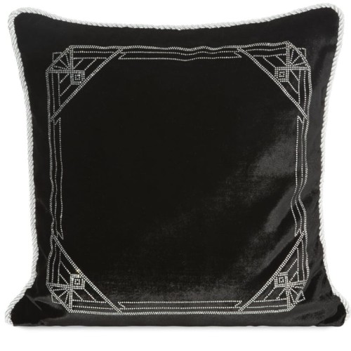 Poszewka ozdobna 45x45 cm Royal 9 Czarna