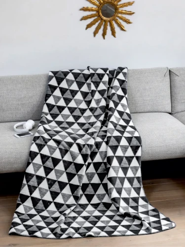 Koc Cotton Cloud 150x200 cm Geometria 1705-2